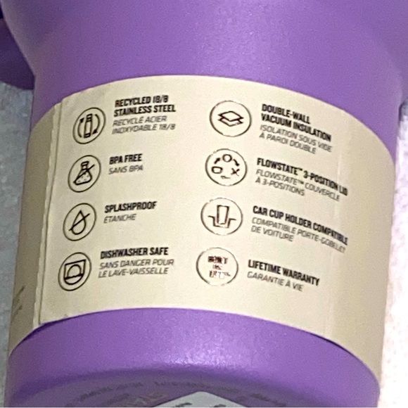 New Limited Stanley Olivia Rodrigo Purple 40 oz Tumbler w free Kitty giftcard - Picture 8 of 16